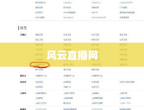 风云直播网，网络直播新纪元探索
