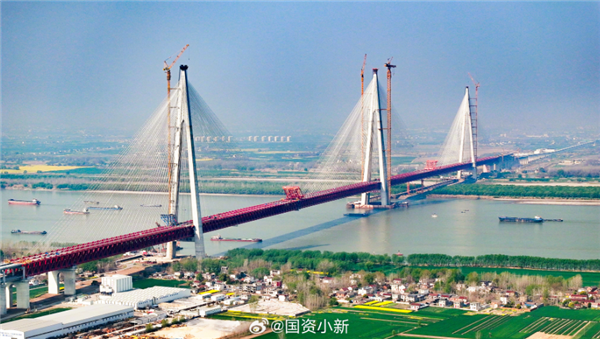 世界最大跨度三塔斜拉桥合龙成功，总长3248米！